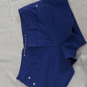 Celebrity Pink Bule Denim Shorts Size 3